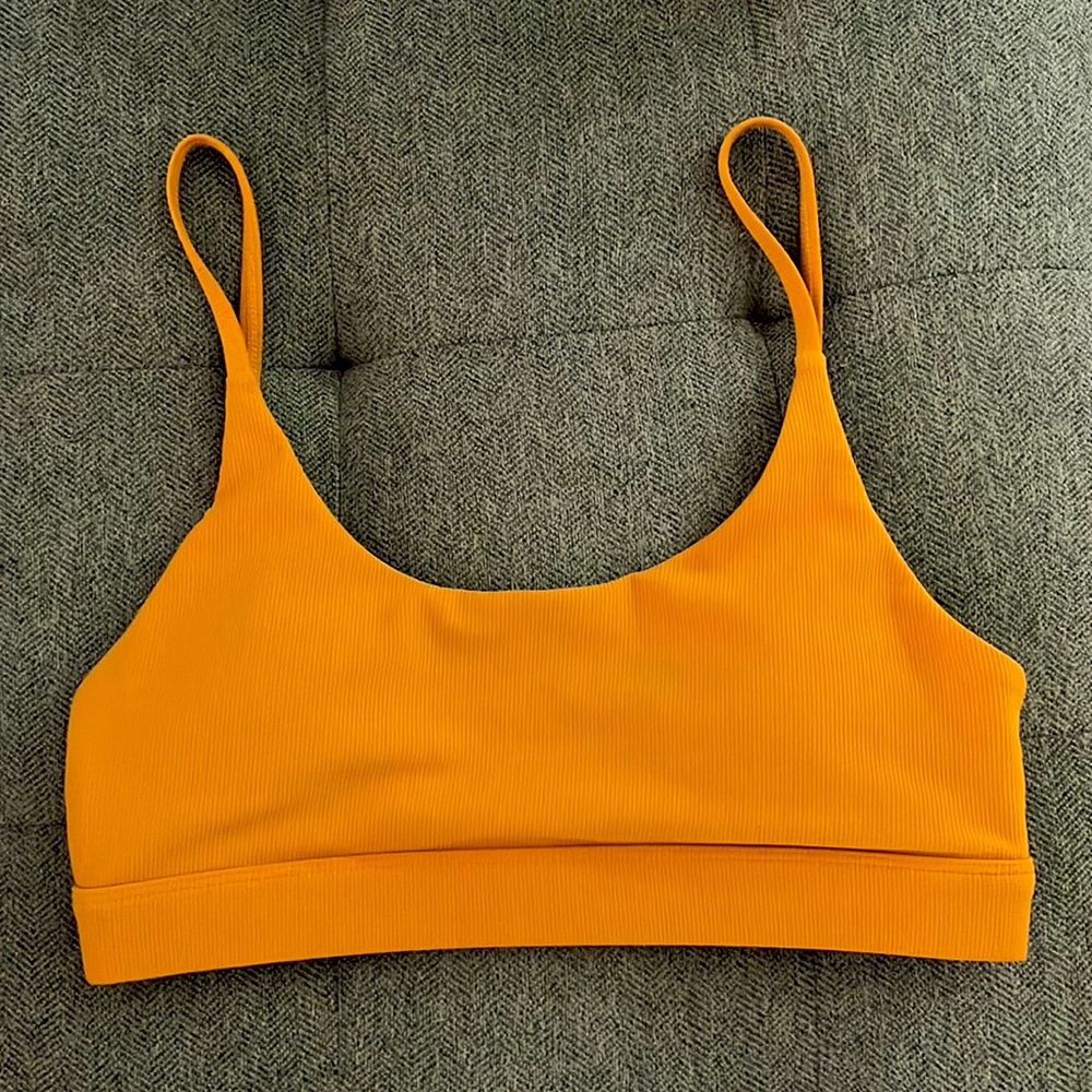 WILO mango orange bra NWOT
